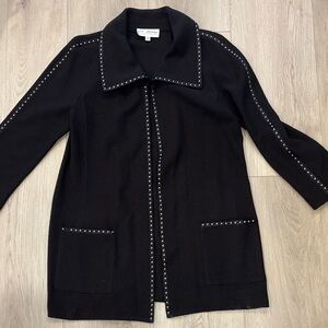 St. John Black Studded jacket